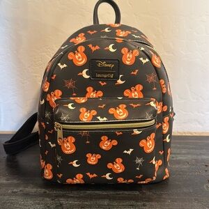 🎃Loungefly Mickey Pumpkin Head 🎒